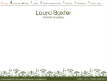Tablet Screenshot of laurabaxter.co.uk